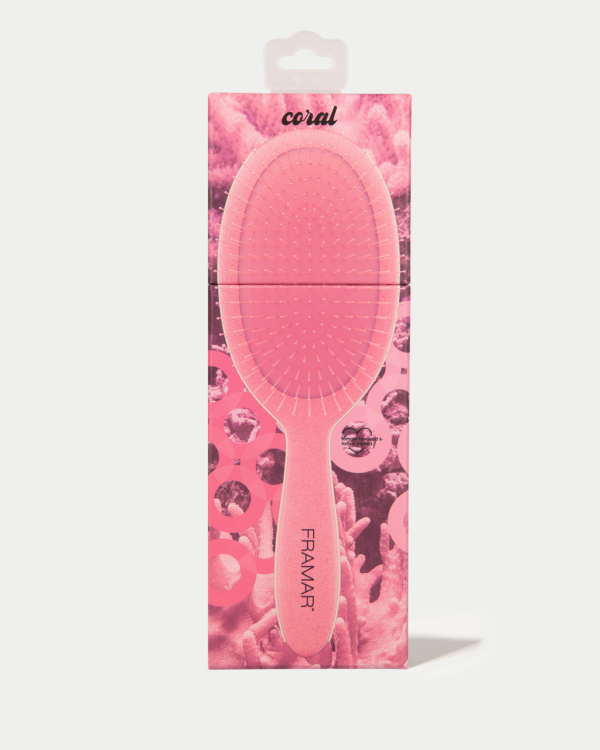 Framar Detangle Brush-Baecation Coral